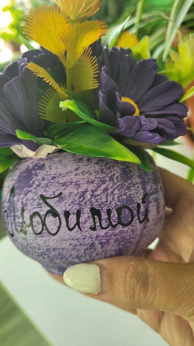 Цветы-экспозиция из мыла