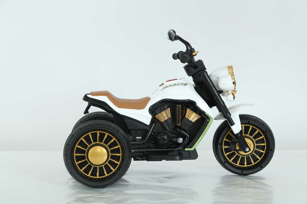 Motocicleta electrica cu 3 roti Kinderauto BJDL2388 2x 35W 6V RC White