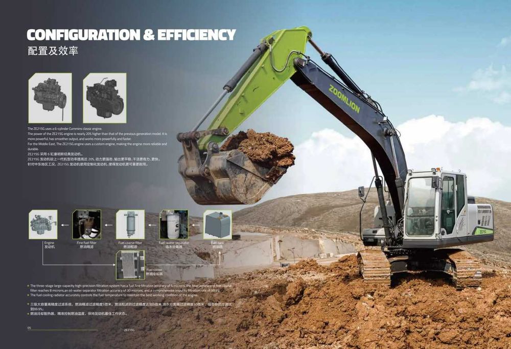 Гусеничный Экскаватор ZOOMLION ZE215G 1.1 куб