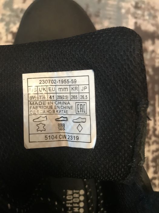 Обувь мужская levi”s черного цвета