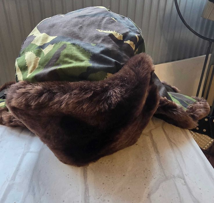 Caciula cu urechi din blana marimea XS 55 cm