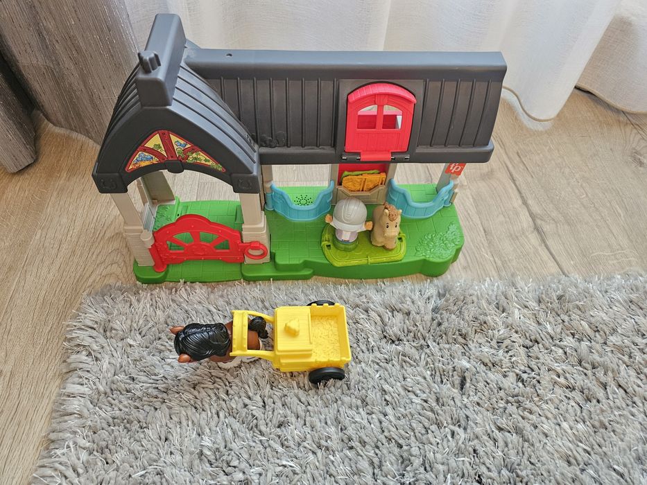 HAPE Сензорни барабани , детски барабани , дървени играчки , играчки монтесори , Бизи Кубче , Електрическо табло с активности , Fisher Price Конюшня