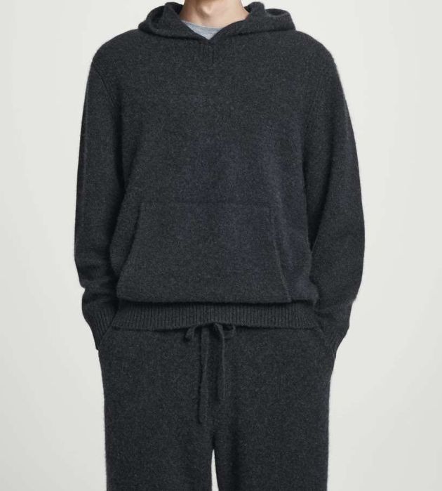 НОВ COS кашмирен суичър с качулка (100% кашмир) – XL