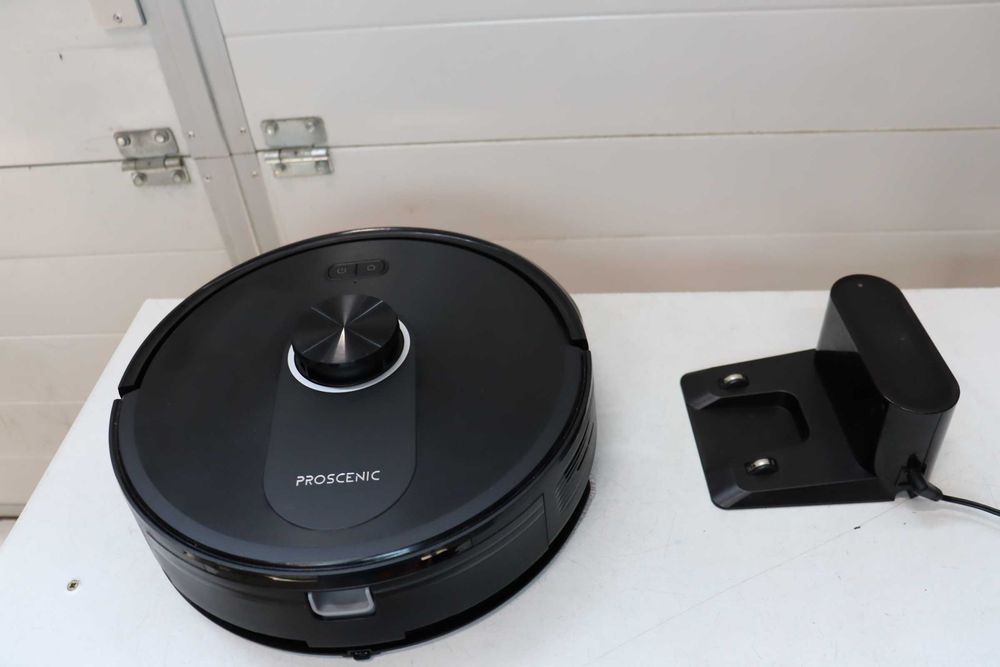 Прахосмукачка робот Proscenic Q10 с моп, 8000Pa, Google Home, Siri или IFTTT, 360° LiDAR навигация, Станция