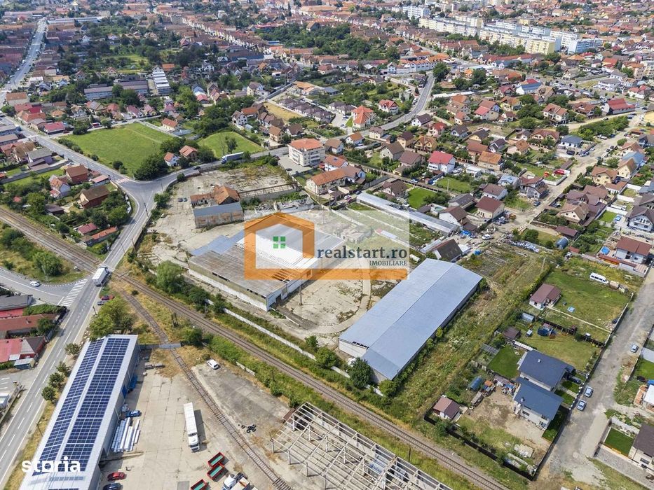 Codlea, Depozite si teren 1,7Ha, 5600mp cladiri, D 155ml la DJ112A, ac