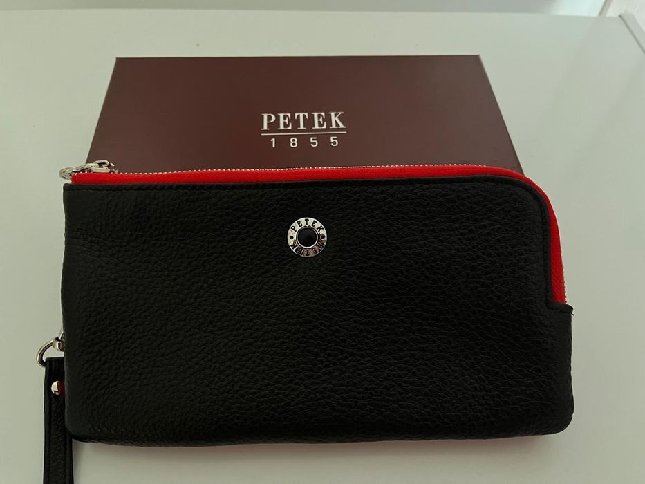 Кожаная сумка-клатч Petek недорого