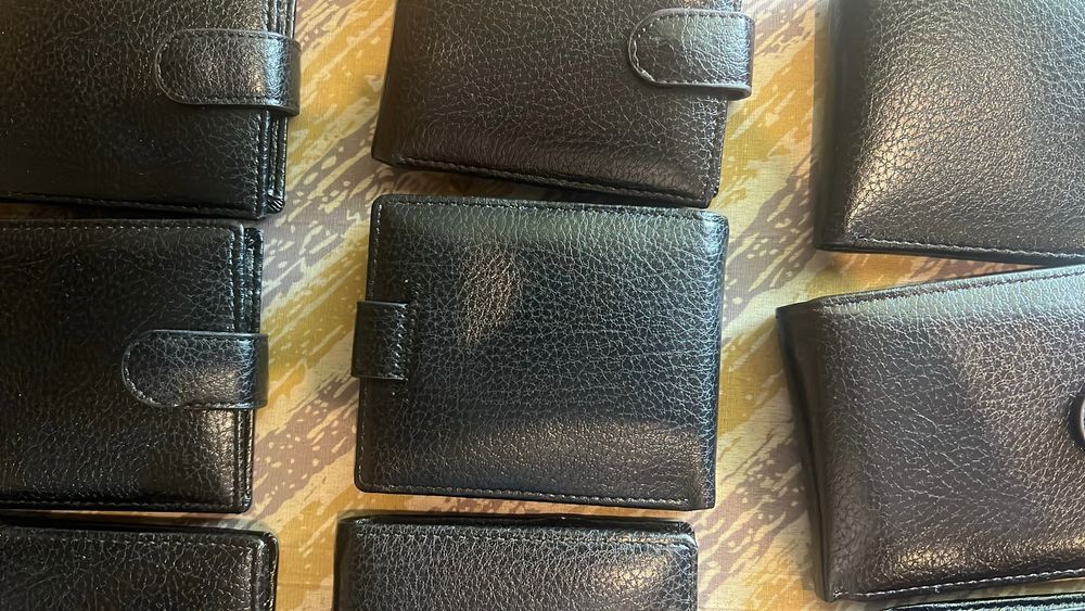 10 бр. Черни Портпонета / Портфейли стил Vintage