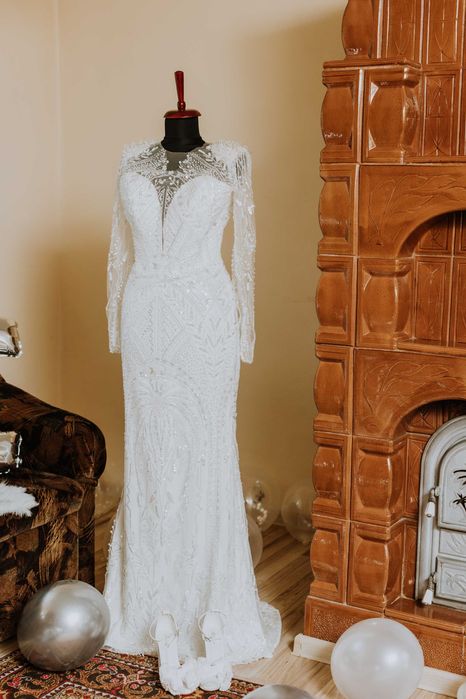 Rochie de mireasă tip sirenă
