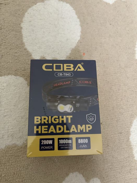 Lanterna frontala sau bicicleta COBA CB-T843 (noua)