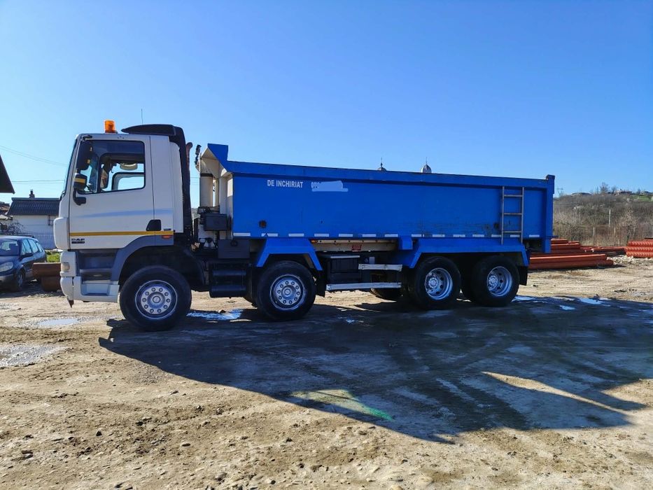 Vand / Scimb cu Buldoexcavator Autobasculanta 8x4 Daf Cf 85,
 2007 Euro 5