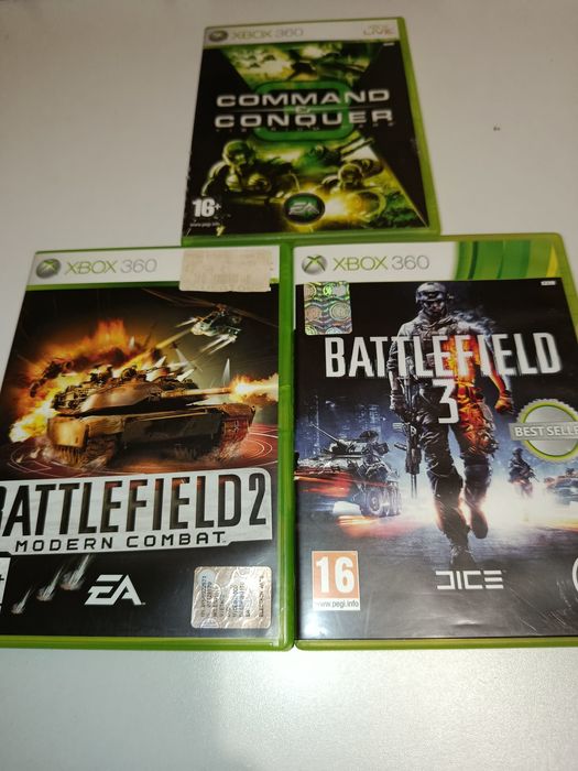 Battlefield 2 BATTLEFIELD 3 Command Conquer xbox  shooter pack
