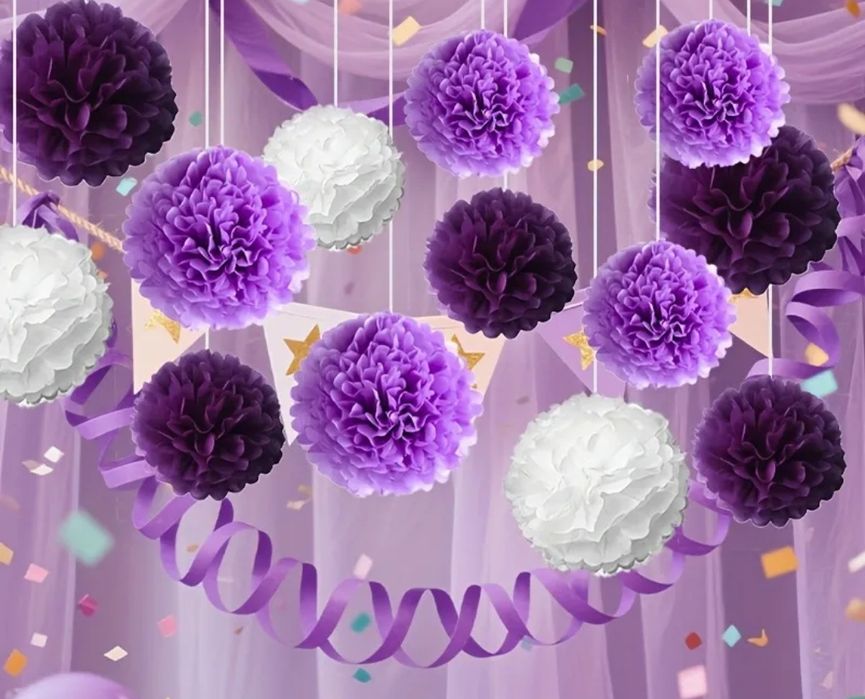 Хартиени цветя за украса