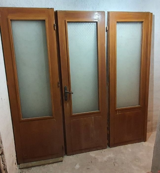 Портални врати-тройка  без каса остъклени