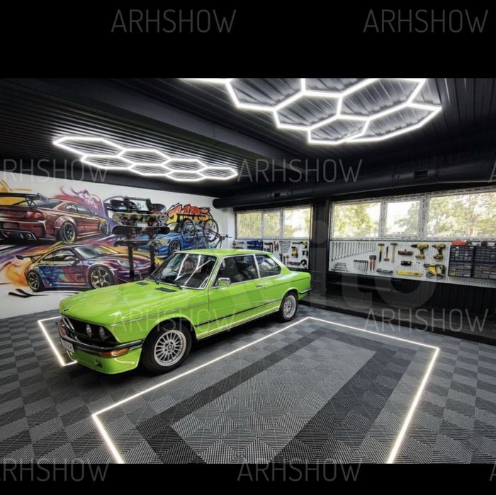 LED освещение для мойки, гаража, детейлинга, мастерской, сервиса