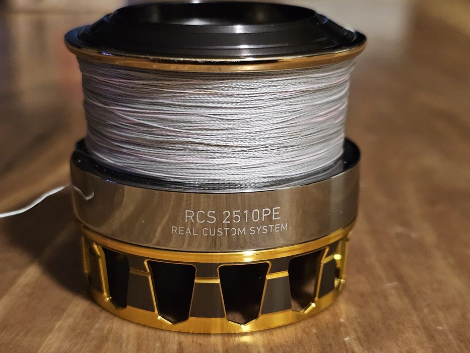 Шпула за макара Daiwa RCS 2510PE, произведена от SLP WORKS, цвят Gold