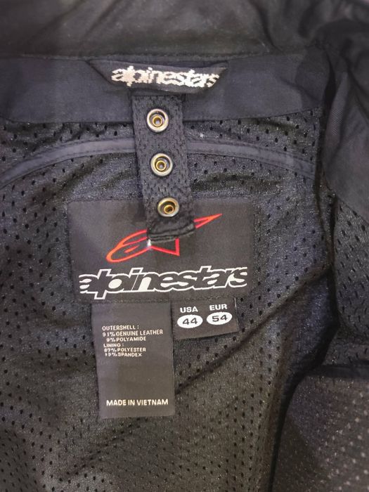 Кожено мото яке Alpinestars 54