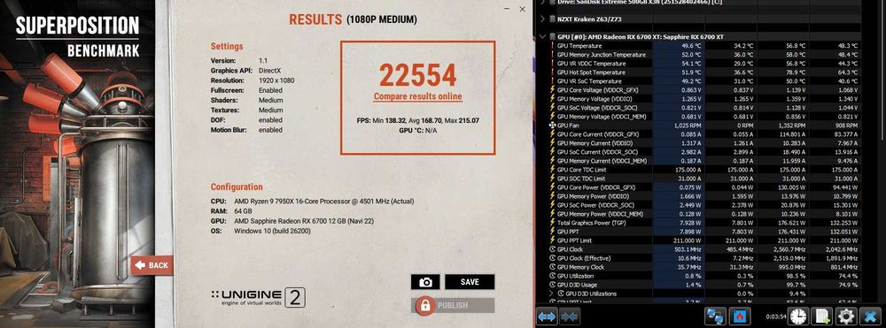 Placa video Sapphire NITRO+ RX 6700 XT 12GB