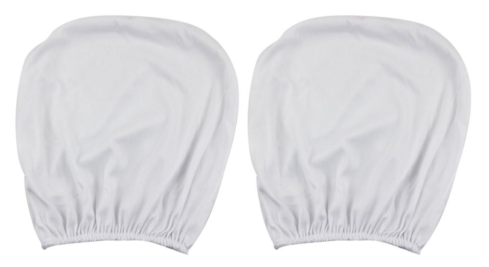 Комплект Калъфки за облегалки за глава на Кола Бус бели и черни 2 броя