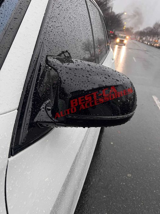 Capace oglinzi Batman negru lucios pentru BMW X3 F25 X5 F15 X6 F16