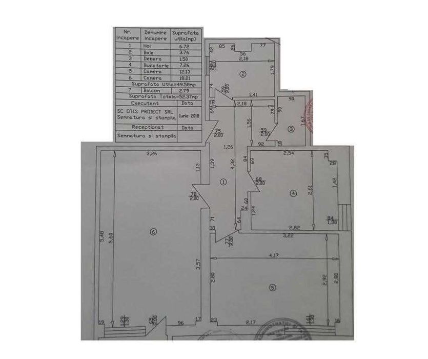 Apartament 2 camere decomandat Rotonda, Calea București | 500E/luna
