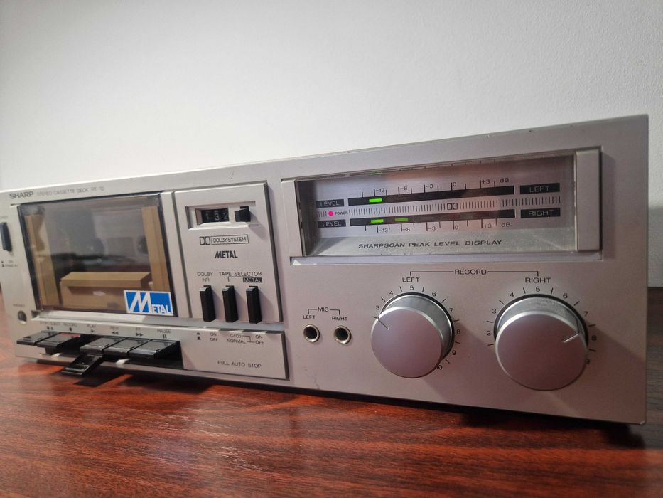 Sharp RT-10 Stereo Cassette Deck | Made in Japan | Pentru reparație