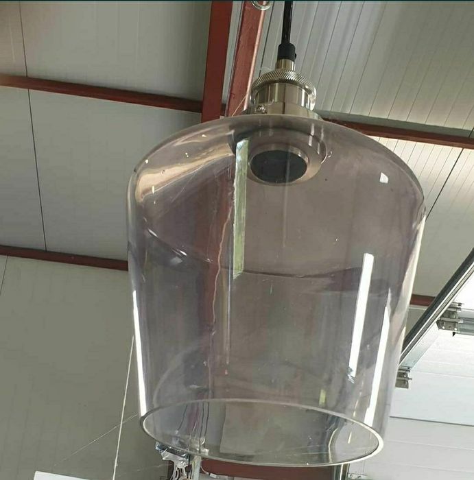 Pendul gri fumuriu sticla