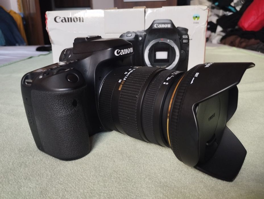 Canon 80D cu obiectiv Sigma 17-50 f2.8