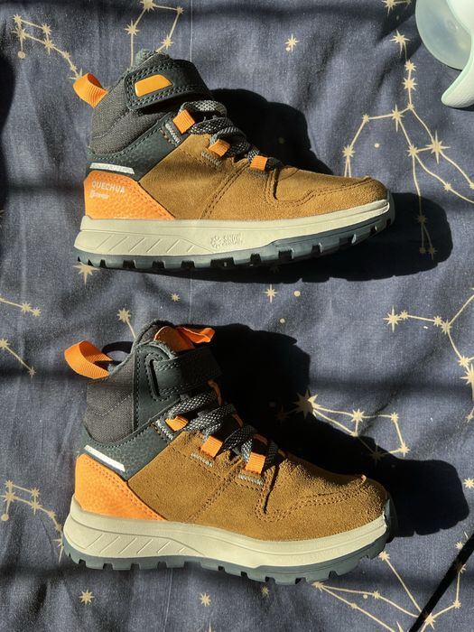 Ghete piele iarna impermeabile Quechua marimea 26