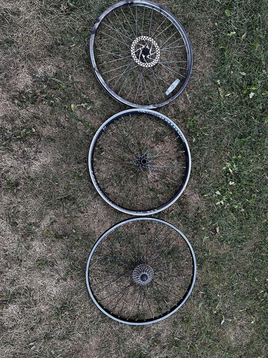 Set 3 roți bicicletă 26 inch (față și spate)