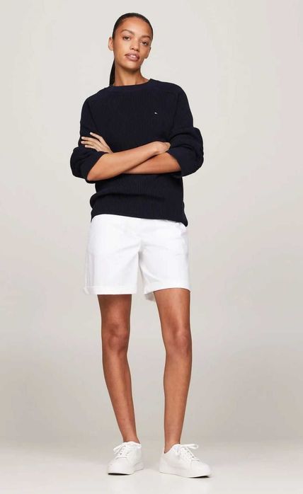 Дамски къси панталонки Tommy Hildiger Chino Corto1 - 38