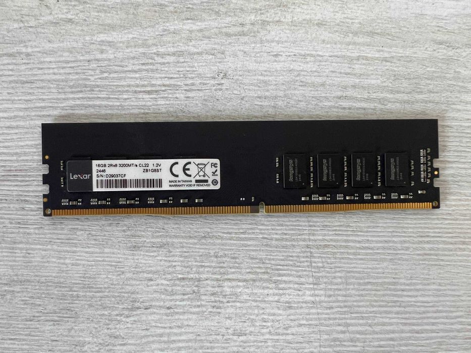 Lexar DDR4 16GB 3200 MHz Оперативная память (для ПК) + Гарантия