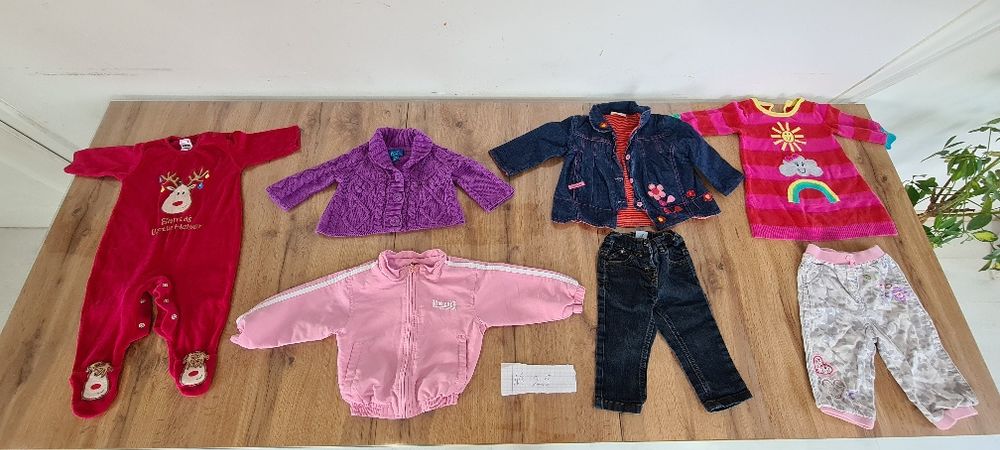 Лот 6-9 месеца момиче 19 части