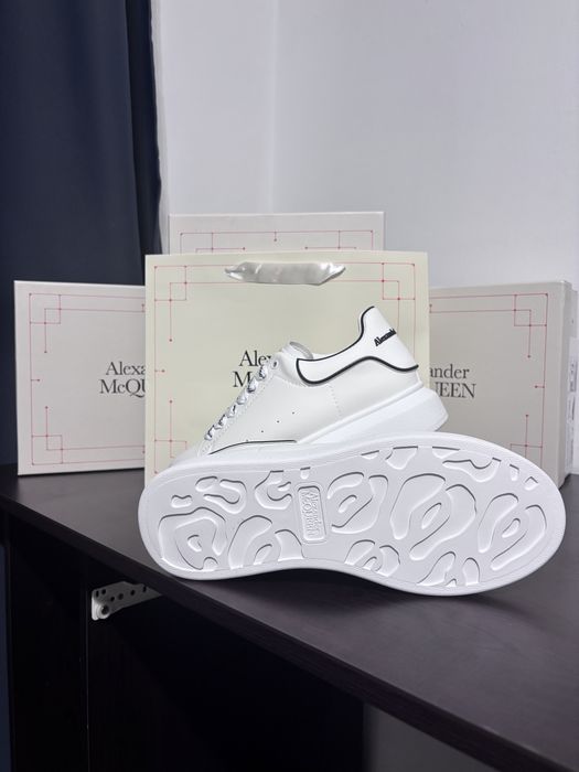 Alexander McQueen White Black Lines