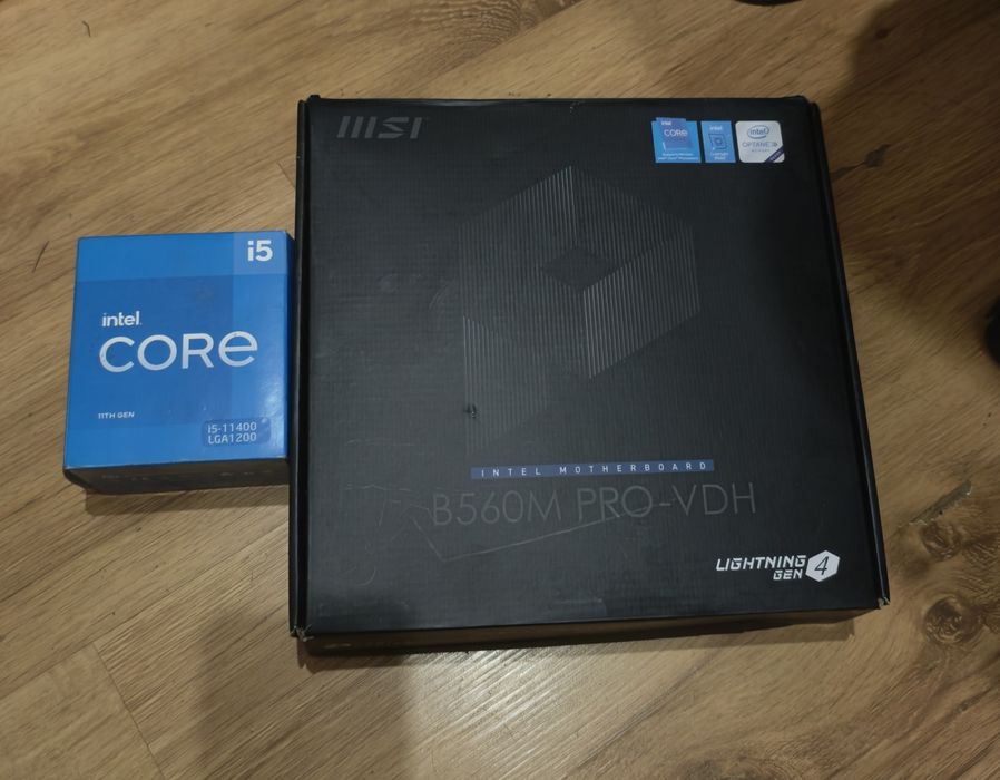 Процессор i5 11400 + msi b560 pro-vdh