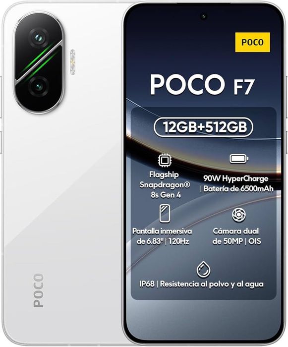 НОВ! Xiaomi Poco F7 5G 512GB 12GB RAM Black / White / Silver