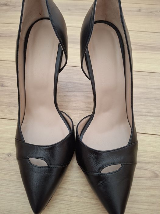 Pantofi stiletto NOI piele naturala