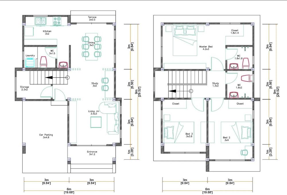 НА ИЗПЛАЩАНЕ - Двуетажна сглобяема къща с 3 спални, 108 кв. м