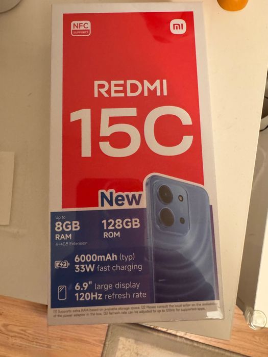 Xiaomi Redmi 15c. Неразопакован с гаранция.