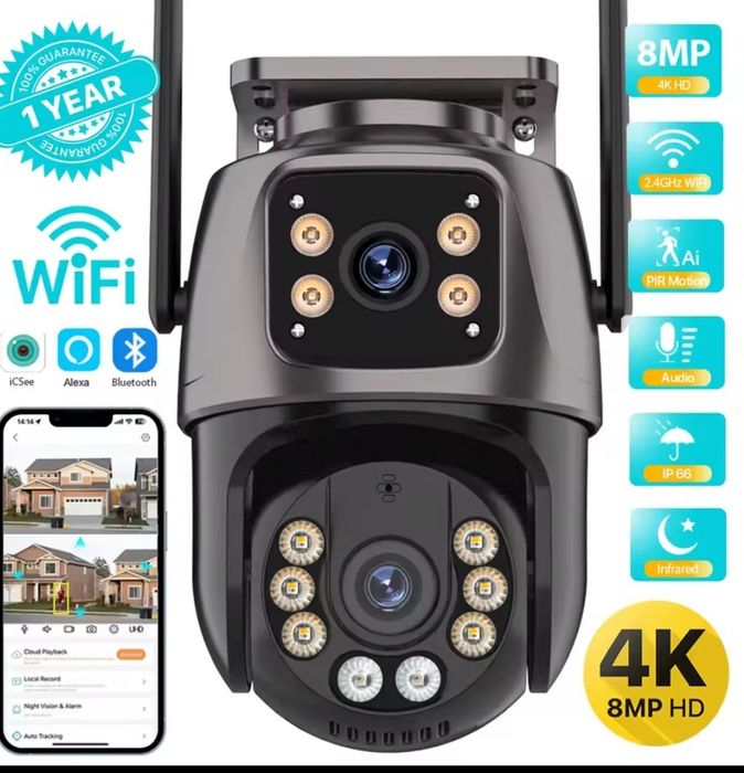 Camera de supraveghere dubla WIFI