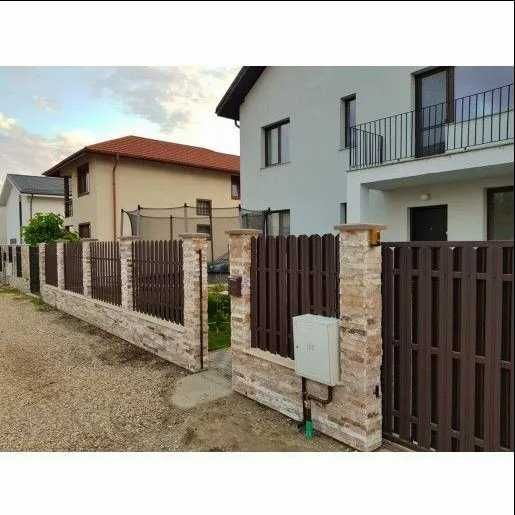 Garduri din sipca metalica, panou stil jaluzele, BCA, tabla si plasa