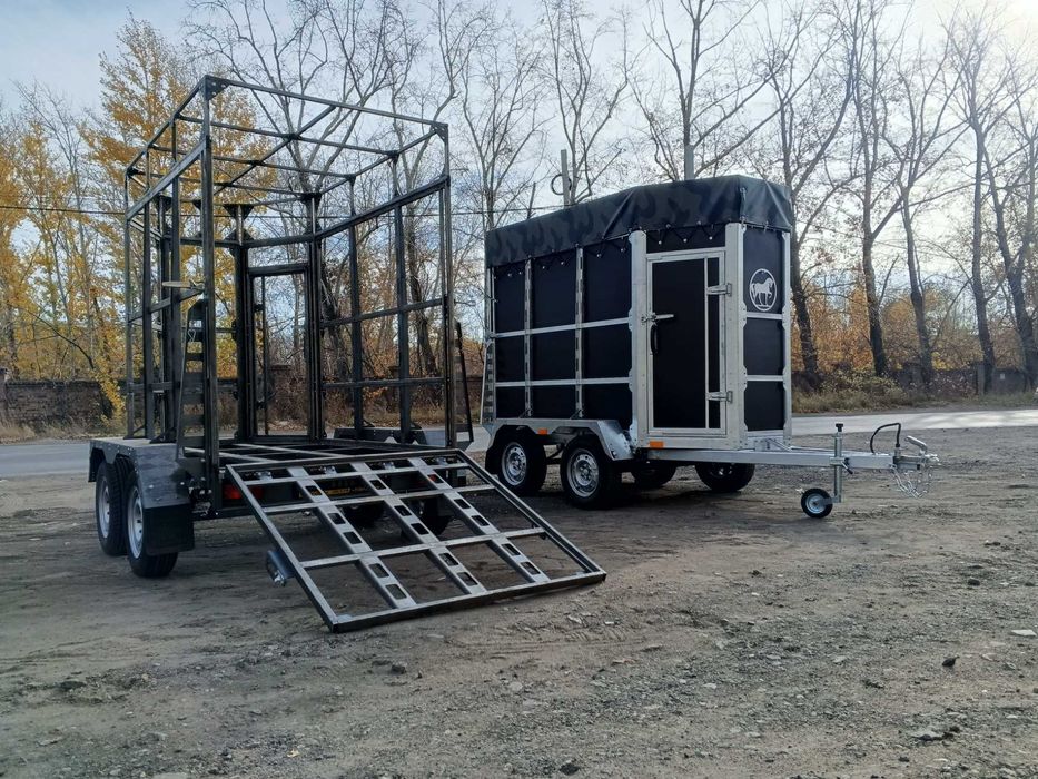 Прицеп коневоз с документами