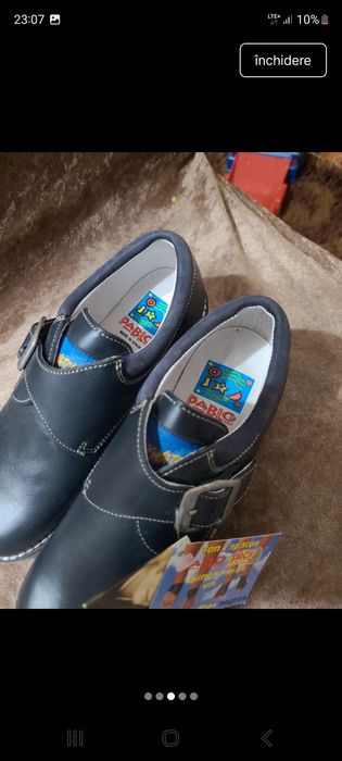 Pantofi din piele baieti  34