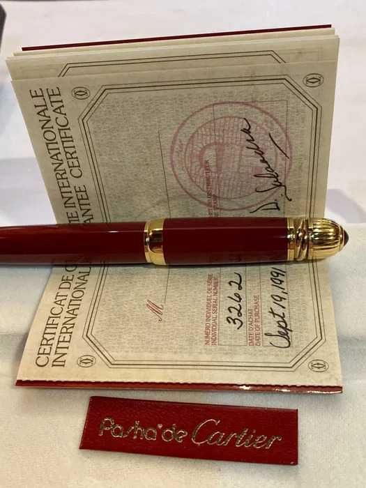 Pasha de Cartier impecabil acte cutie pix stilou