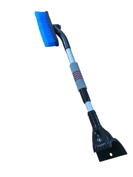 Стъргалка №3556-3 телескопична стъргалка с четка сгъваема за автомобил