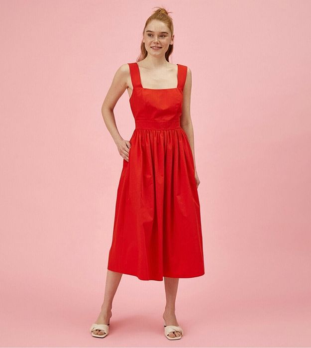 Rochie midi Koton poplin