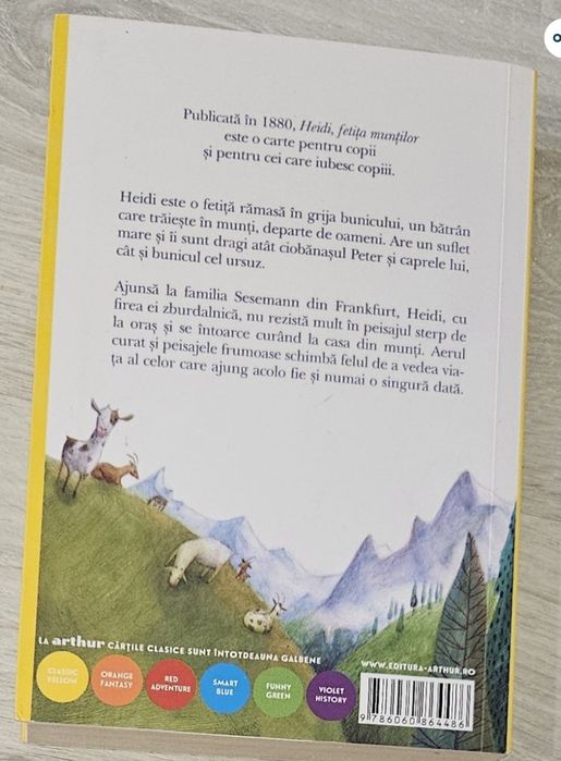 Heidi - carte pentru copii.