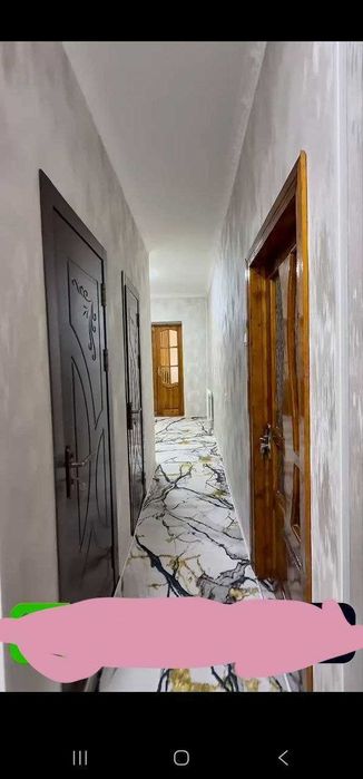 3 хоналик килинган квартира 1 кават 6 микр