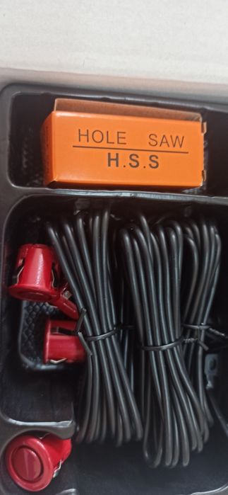 Парктроник Parking sensor, 4 червени сензора и дисплей, червен датчик