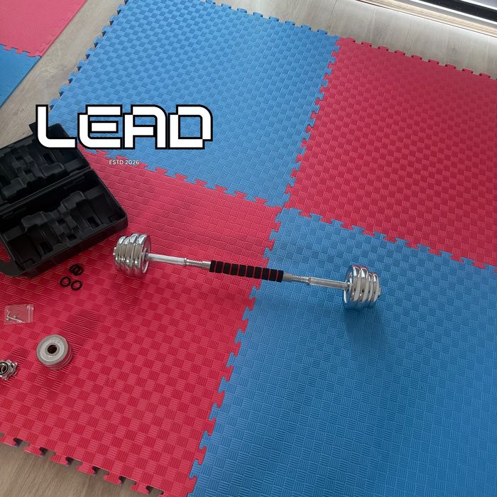 Gantel 20 kg Leadsport | Kuchli trenirovka uchun ideal