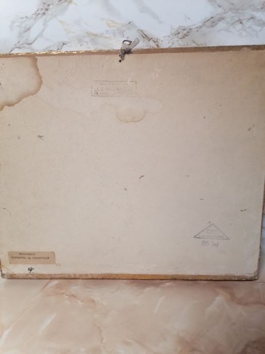 Tablou vechi Pescarita, de Nicolae Grigorescu.